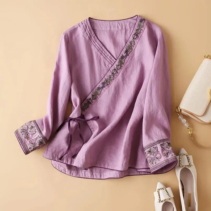 Women's Relaxed Embroidered Breeze Blouse