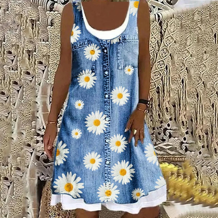 Women's Soft and Elegant Denim Dress