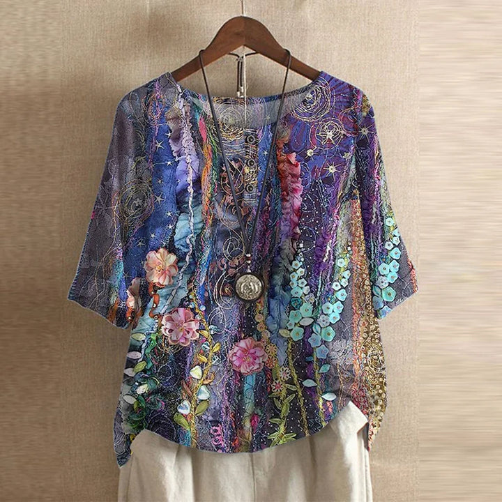 Women's Retro-Inspired Blouse