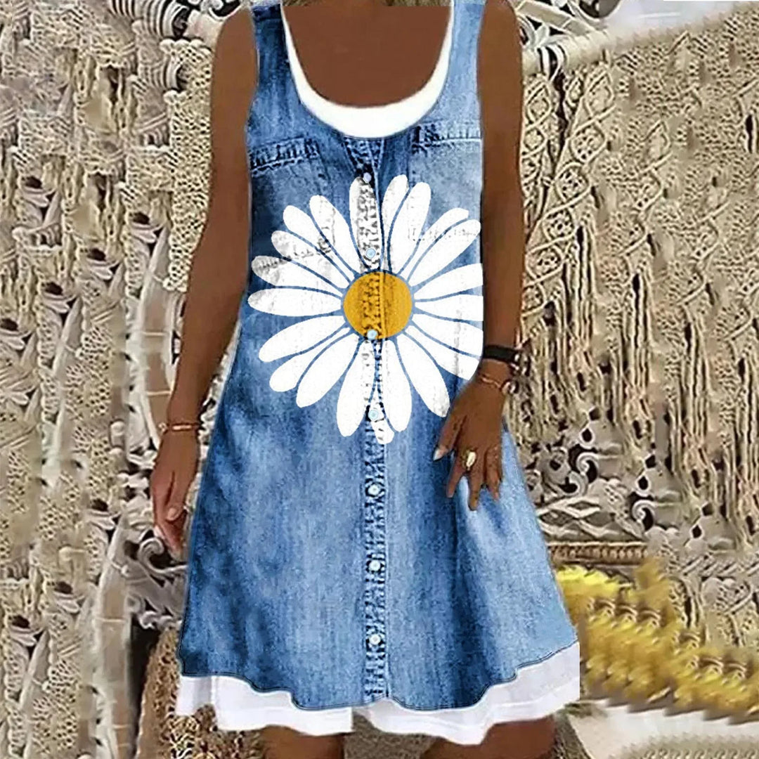 Women's Soft and Elegant Denim Dress