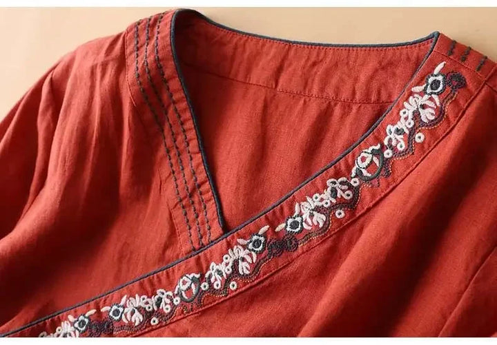 Women's Relaxed Embroidered Breeze Blouse