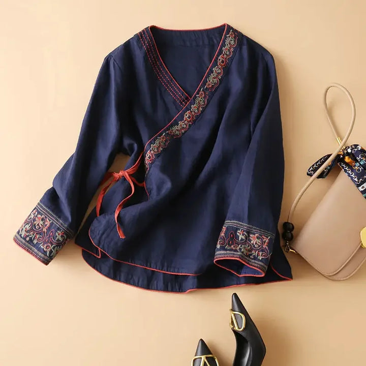 Women's Relaxed Embroidered Breeze Blouse