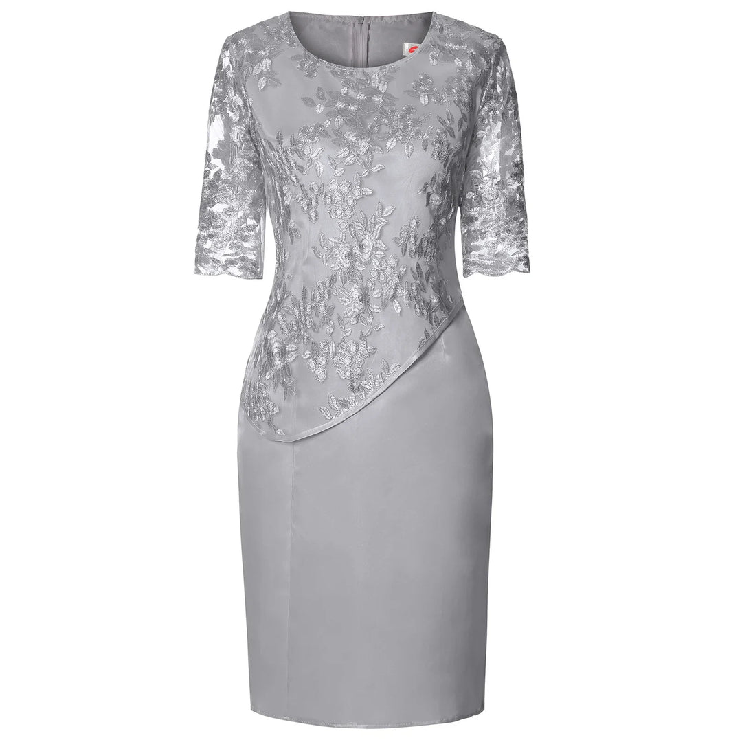 Women's Short Sleeve Midi Dress
