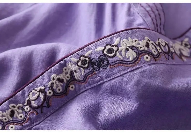 Women's Relaxed Embroidered Breeze Blouse