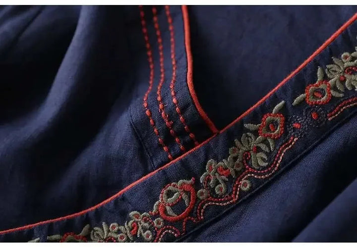 Women's Relaxed Embroidered Breeze Blouse