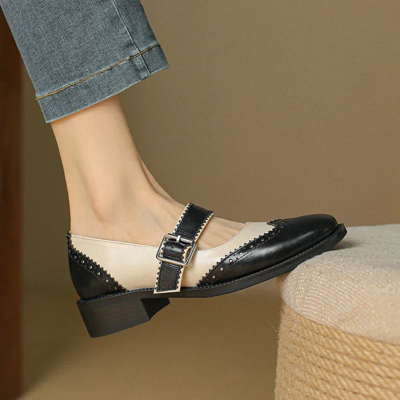 Women's Leather Mary Janes