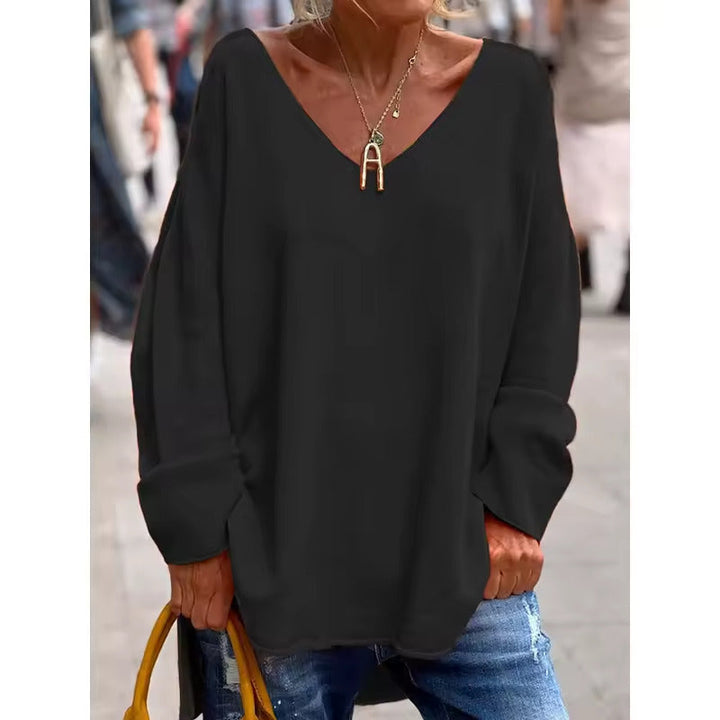 Women’s Casual Chic V-Neck Blouse