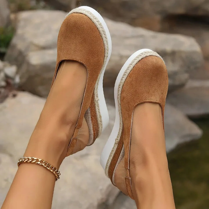 Women's Wedge Sandals Slingback Slip On