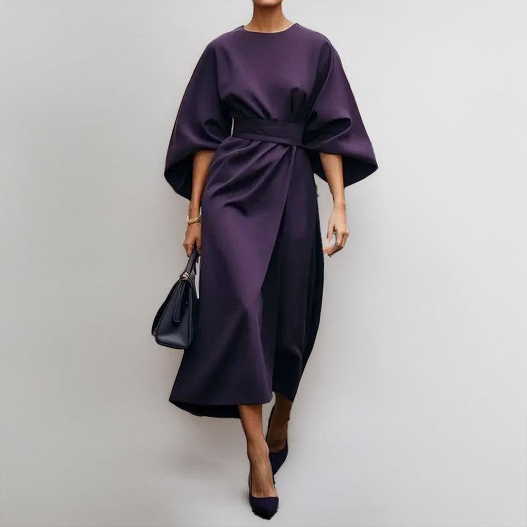 Women’s Belted Evening Dress | Maxi