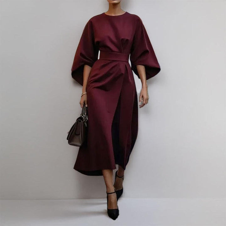 Women’s Belted Evening Dress | Maxi