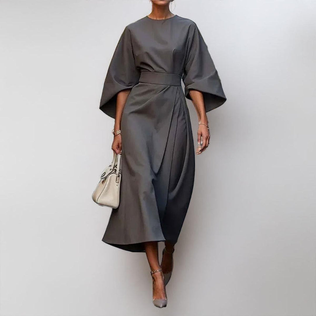 Women’s Belted Evening Dress | Maxi