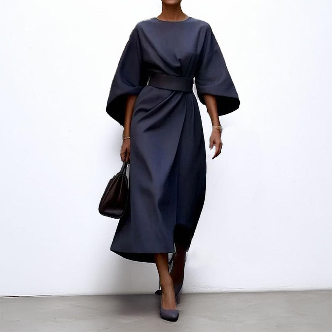 Women’s Belted Evening Dress | Maxi