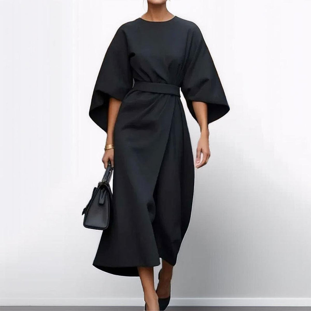 Women’s Belted Evening Dress | Maxi