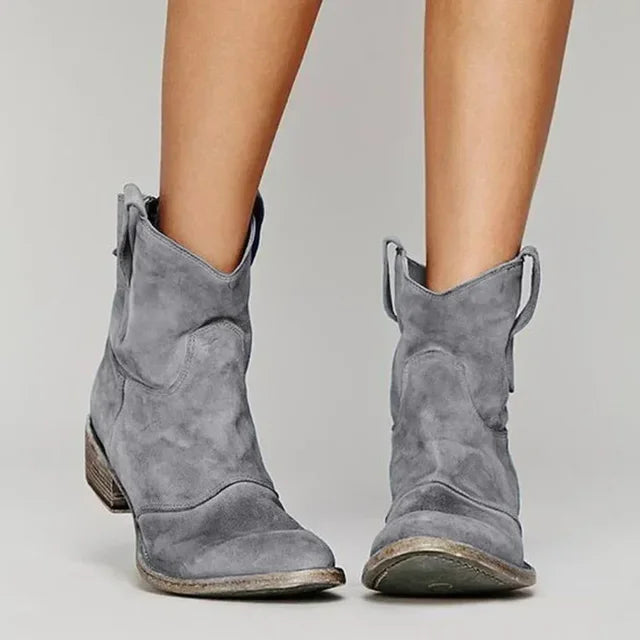 Women’s Western Ankle Boots | Low Heel