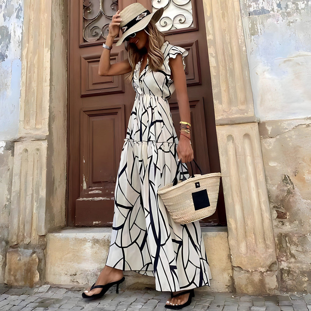 Women's Elegant Printed Dress