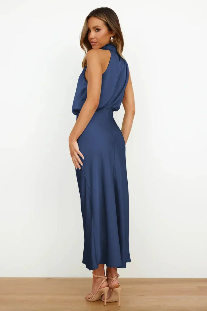Women's Elegant Halter Evening Dress