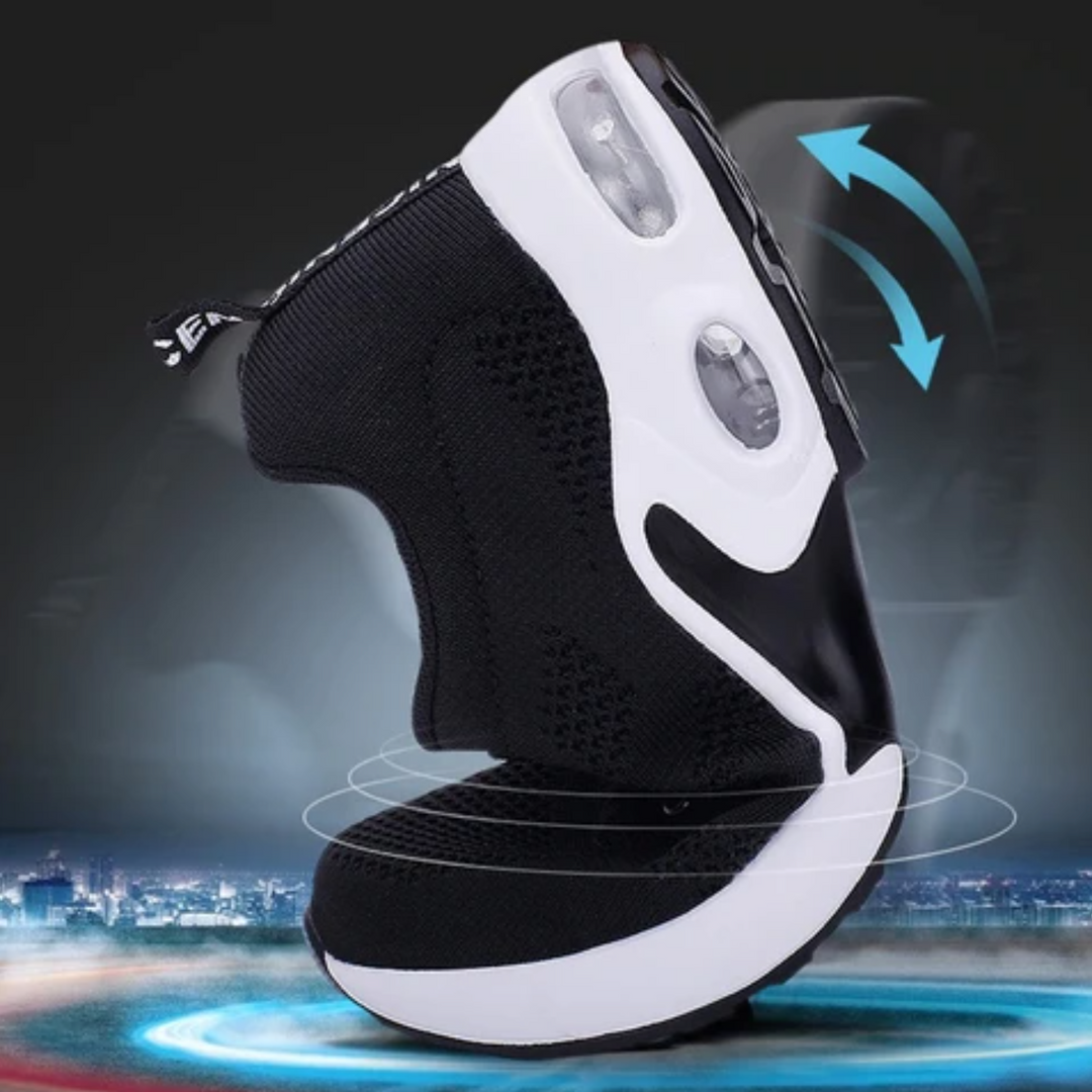 Women's Lightweight Walking Shoes Breathable Air Cushion Sneakers