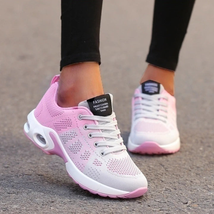 Women's Lightweight Walking Shoes Breathable Air Cushion Sneakers