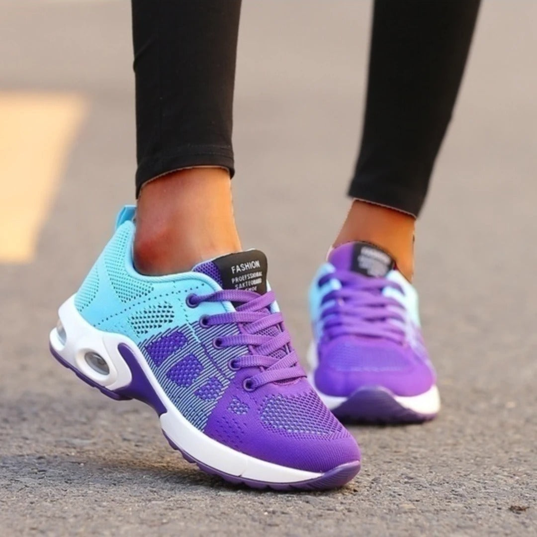Women's Lightweight Walking Shoes Breathable Air Cushion Sneakers