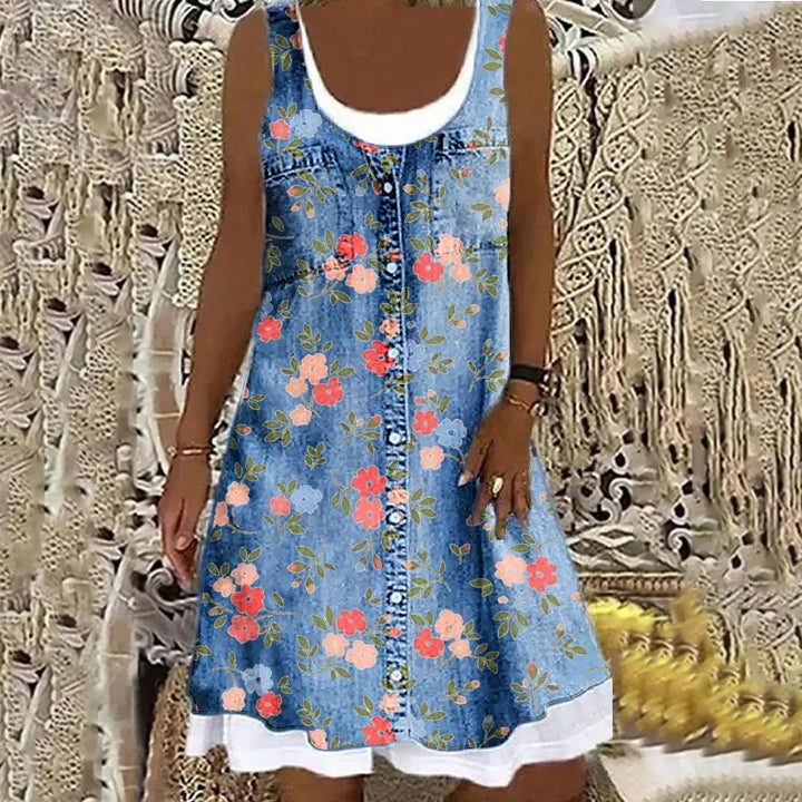 Women's Soft and Elegant Denim Dress