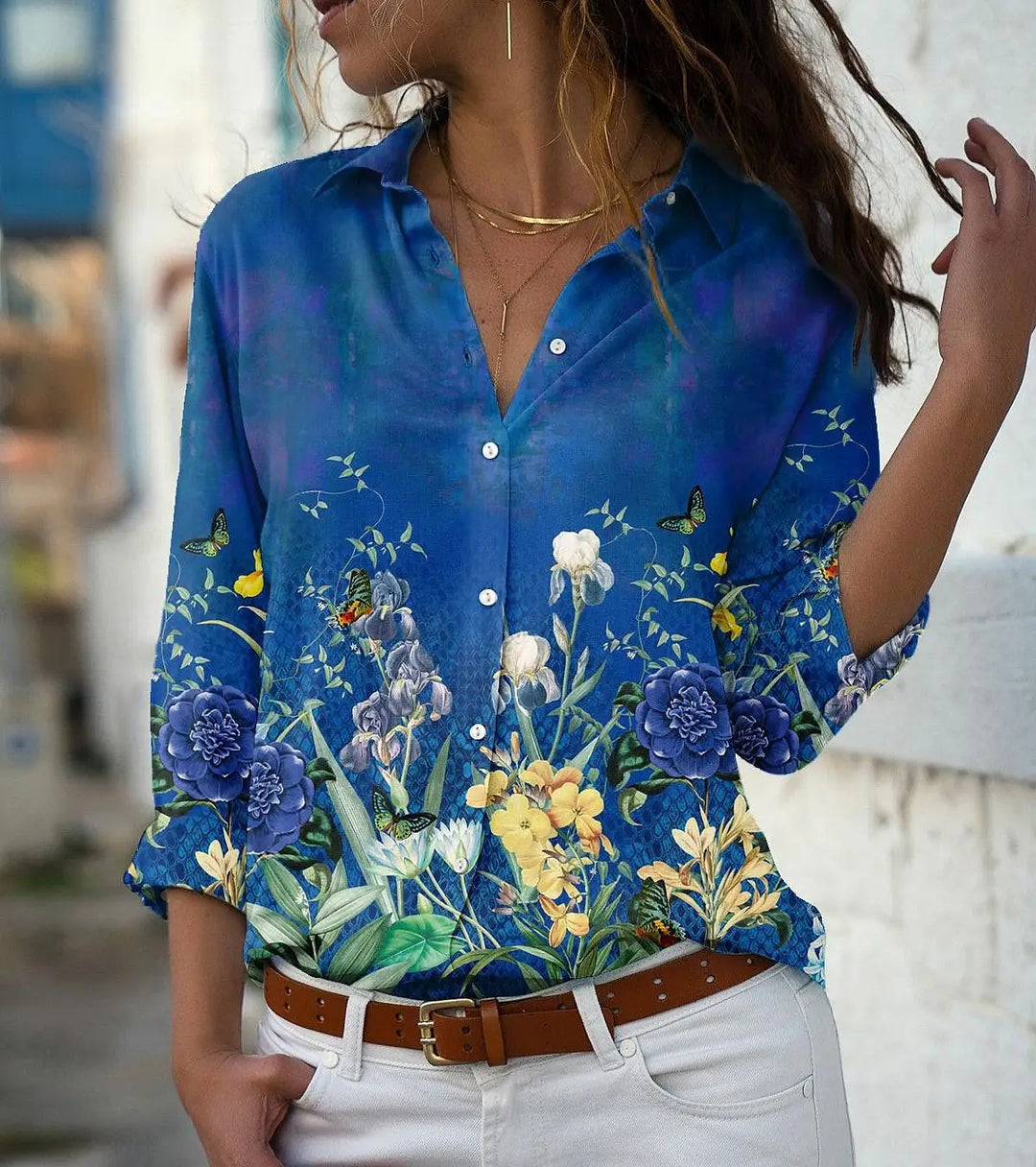 Women’s Casual Printed Blouse