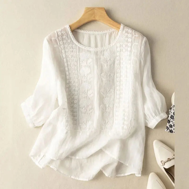 Women's Floral Relaxed Blouse