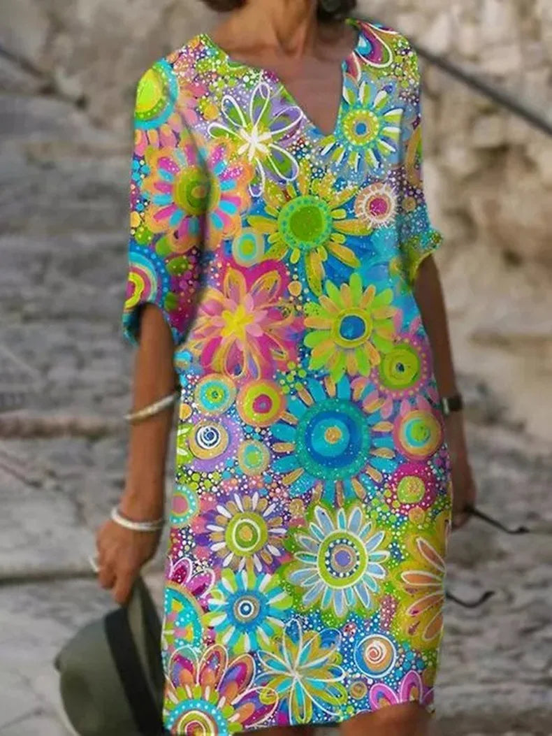 Women's Floral Print Dress