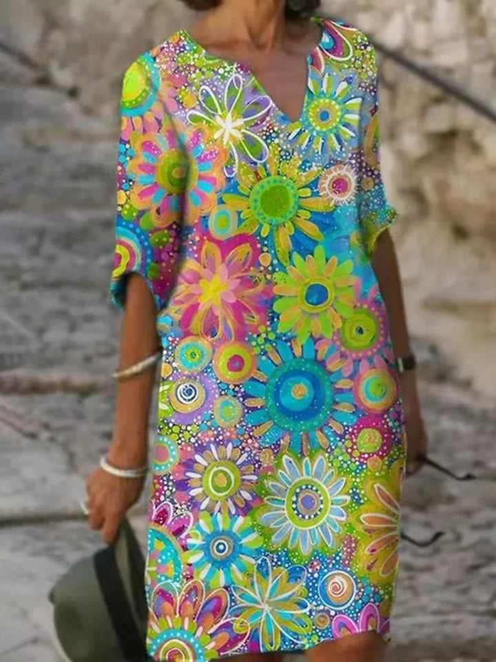 Women's Floral Print Dress