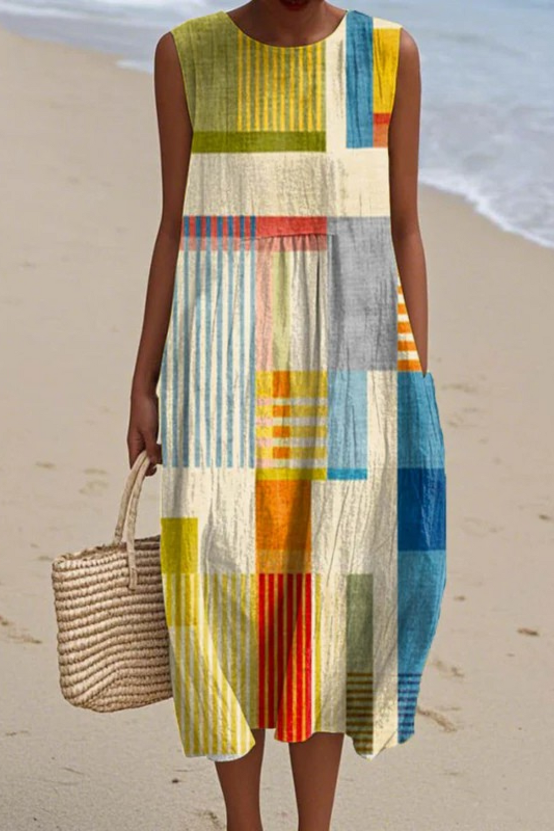Women’s Everyday Midi Dress For Modern Ease