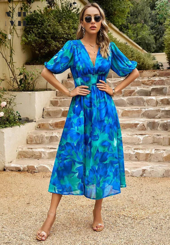 Women's Elegant Floral Dress