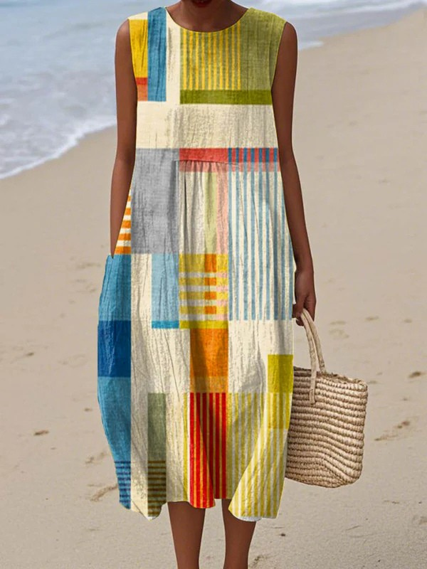 Women’s Everyday Midi Dress For Modern Ease