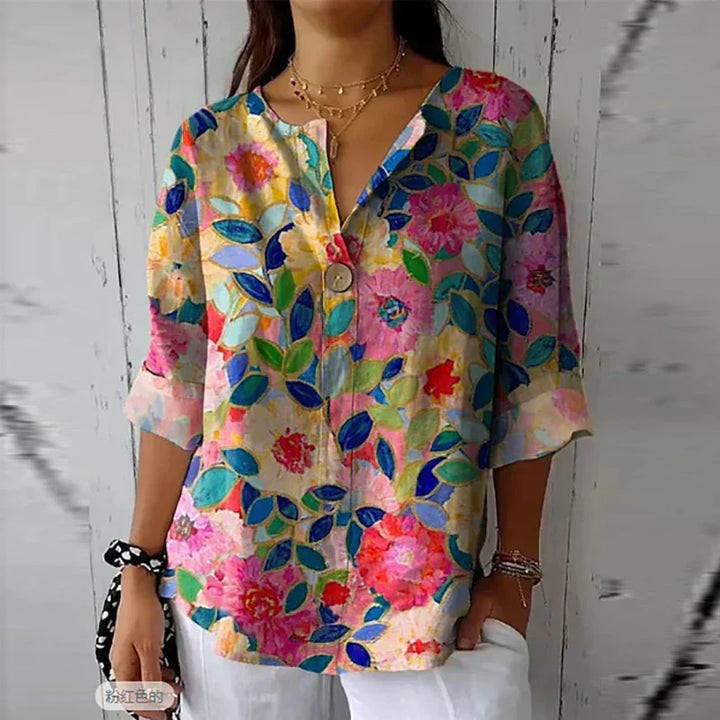 Women’s Elegant Floral Blouse