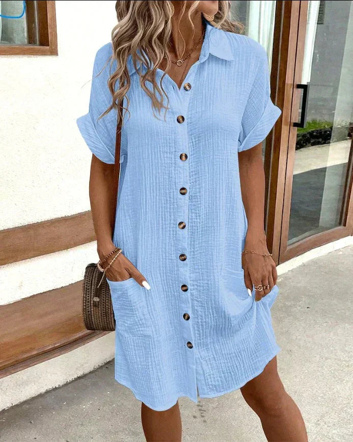 Women's Classic Polo Casual Dress