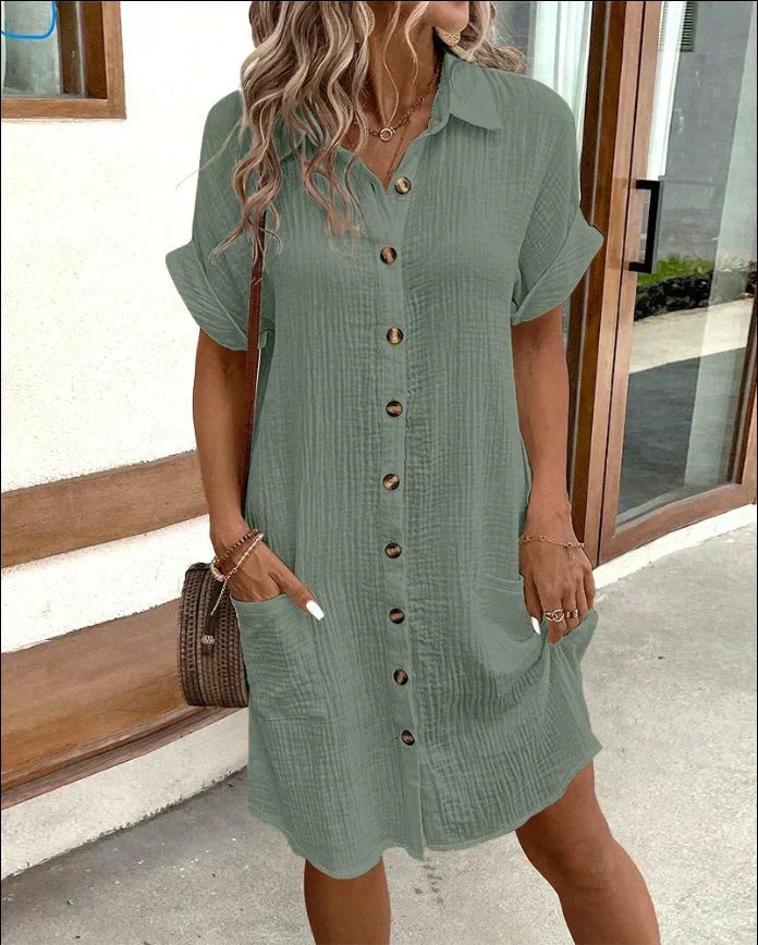 Women's Classic Polo Casual Dress