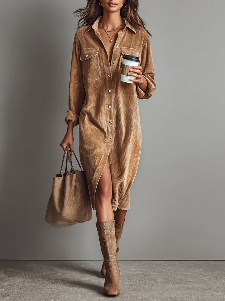 Women's Chic Flared Hem Dress