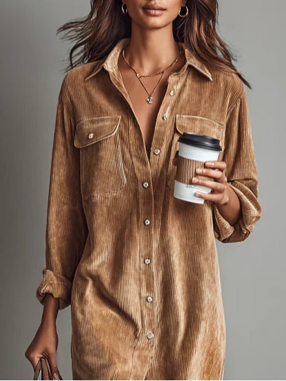 Women's Chic Flared Hem Dress
