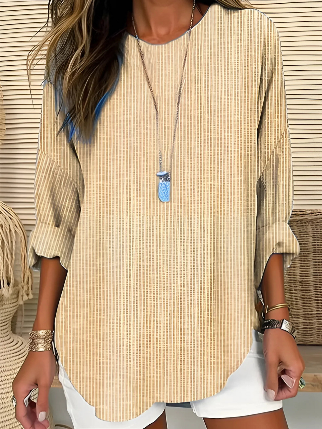 Women's Trendy Striped Blouse
