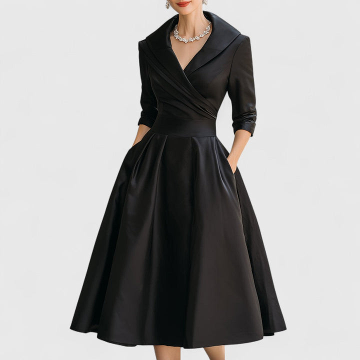 Women’s A Line Evening Dress | Midi