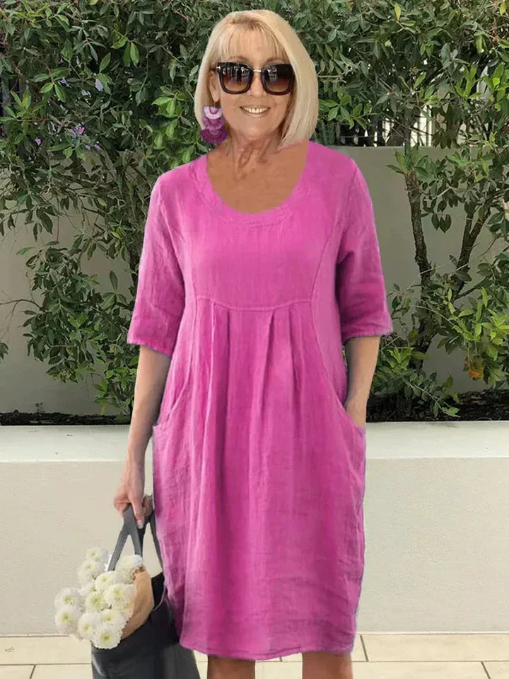 Women's Loose Dress with Pockets