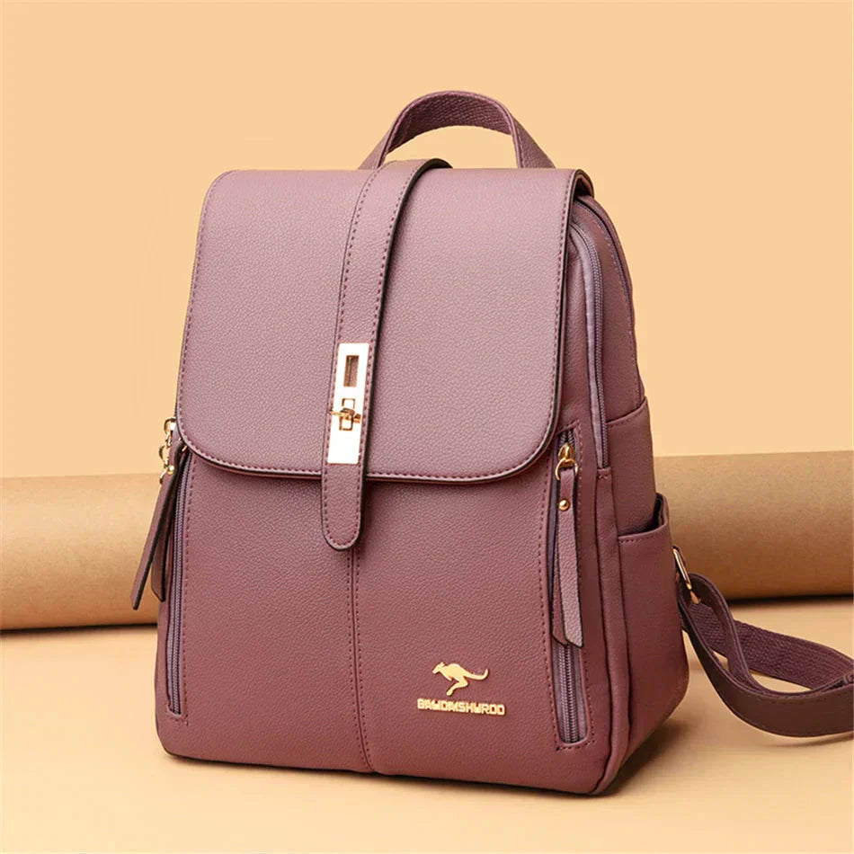 Women's Leather Backpack
