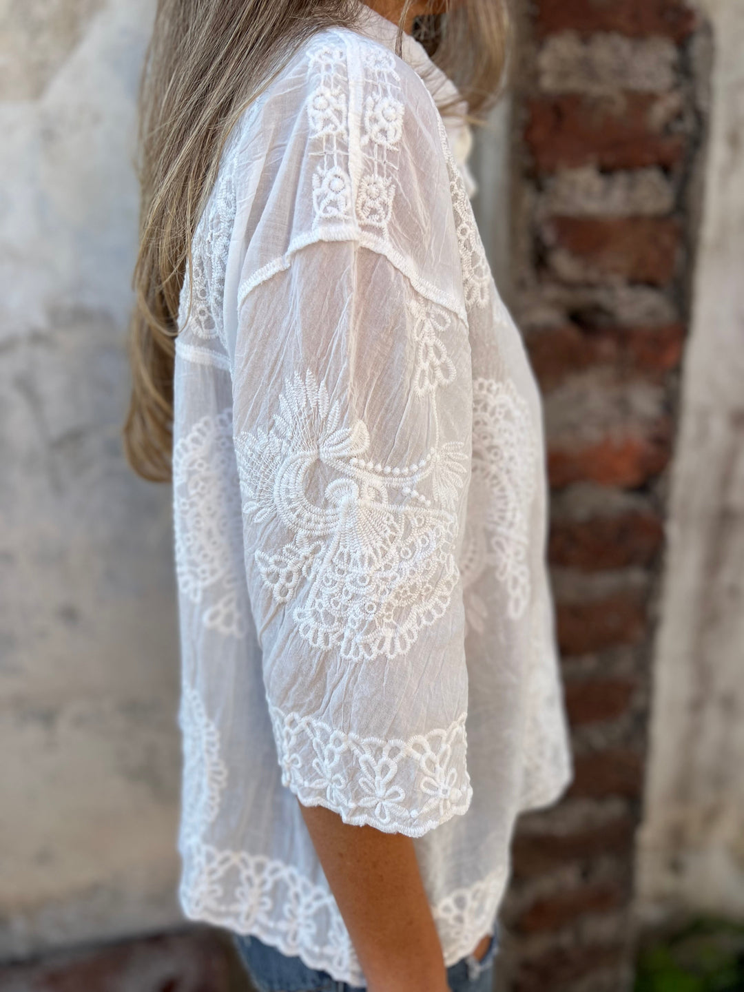 Women's Embroidered Long-Sleeve Cardigan