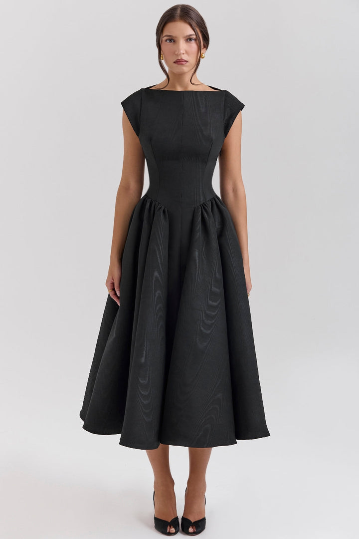 Women’s Backless Dropped Shoulder Dress