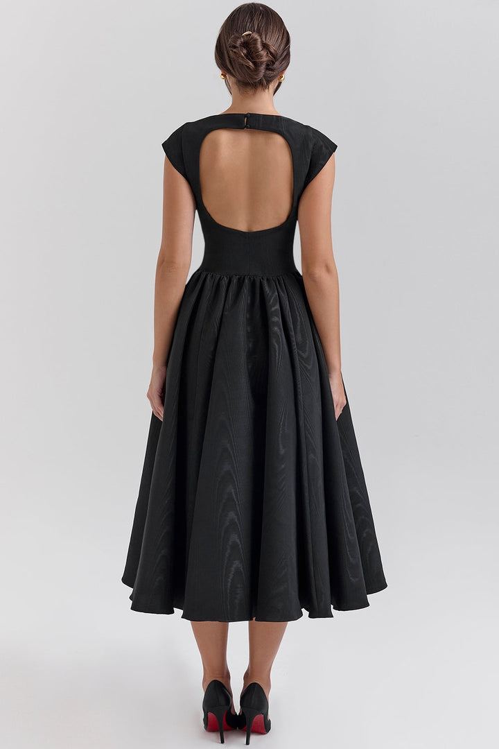 Women’s Backless Dropped Shoulder Dress