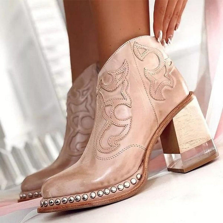 Women’s Western-Style Jersey Ankle Boot