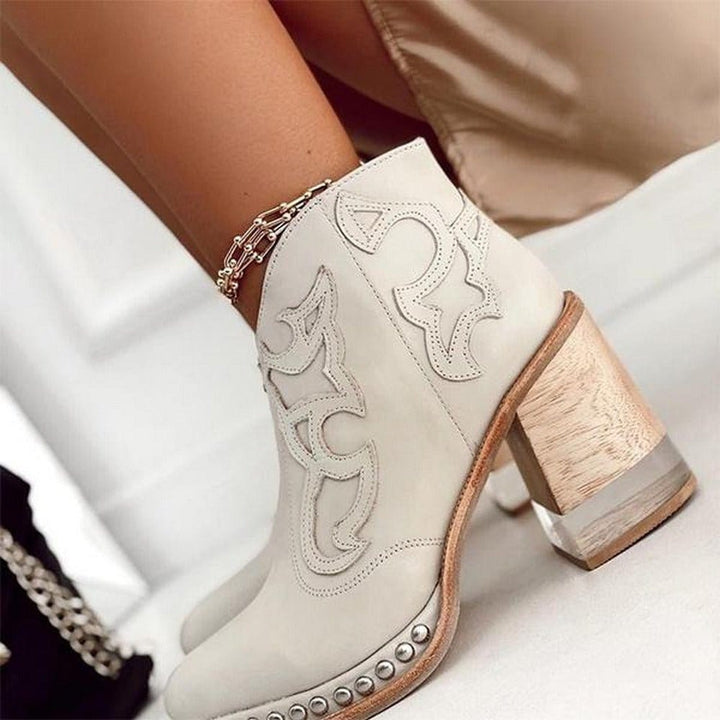 Women’s Western-Style Jersey Ankle Boot