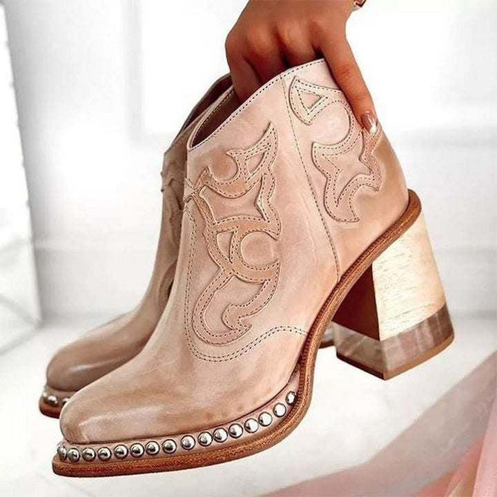 Women’s Western-Style Jersey Ankle Boot