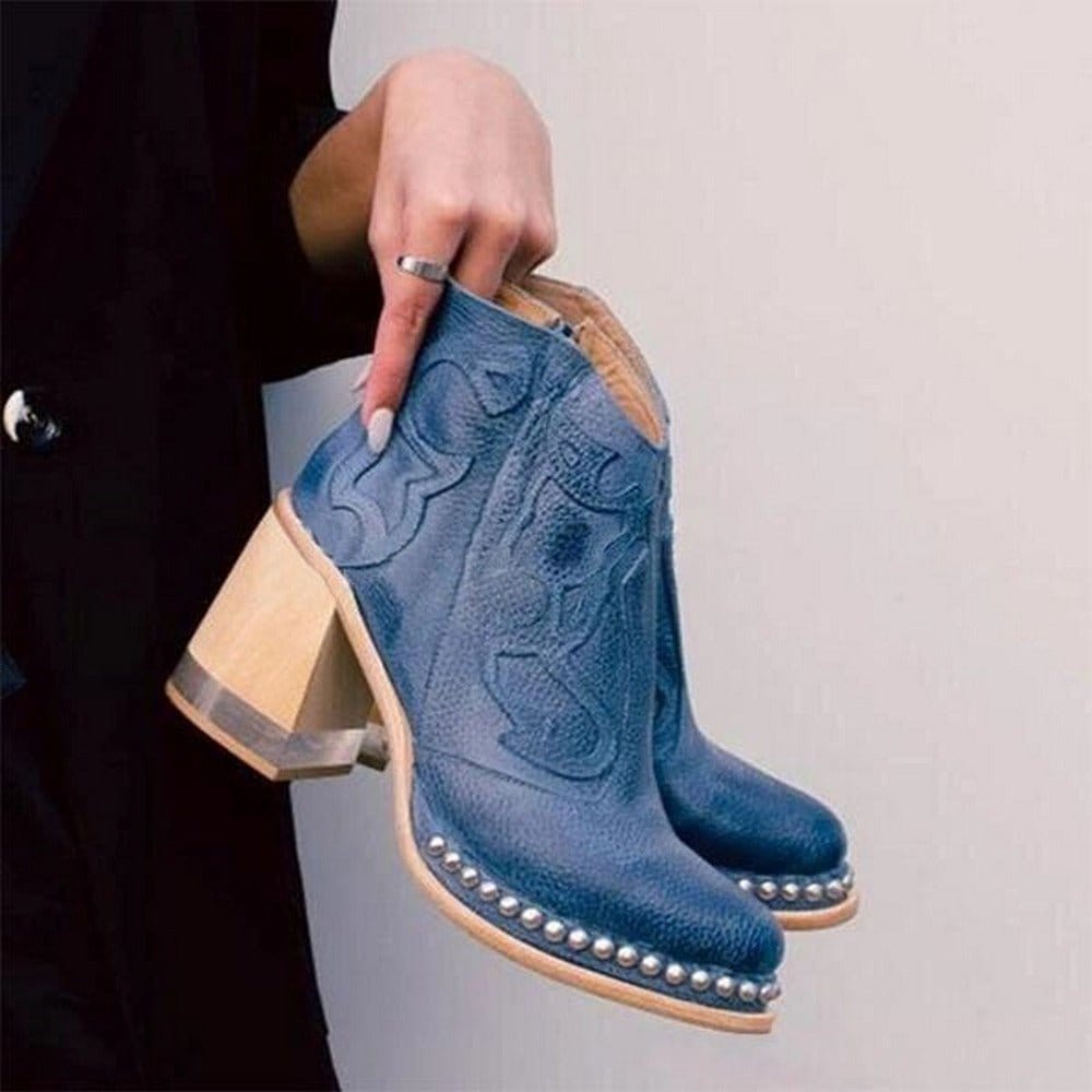Women’s Western-Style Jersey Ankle Boot