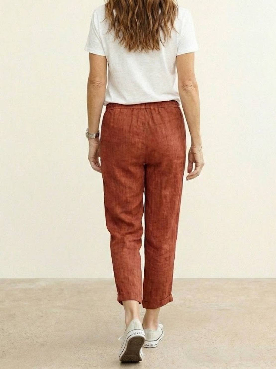 Women's Casual Drawstring Straight-Leg Casual Pants