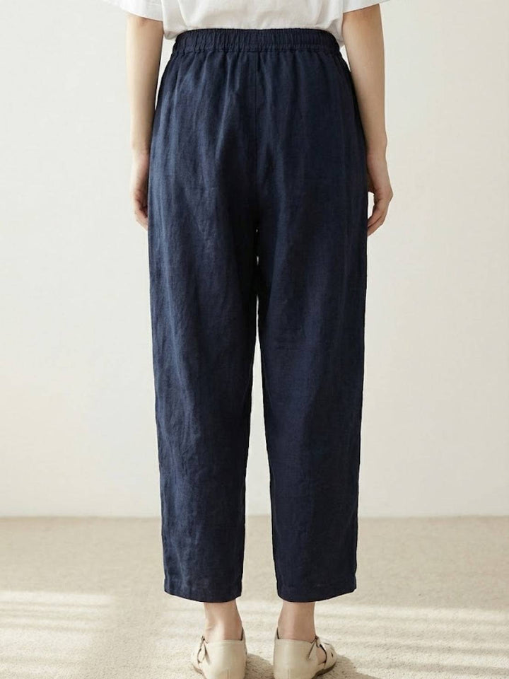 Women's Casual Drawstring Straight-Leg Casual Pants