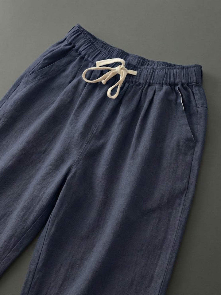 Women's Casual Drawstring Straight-Leg Casual Pants